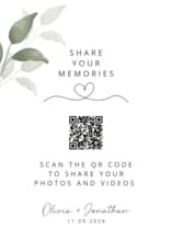 QR Code template for every event type