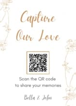 QR Code template for every event type