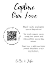 QR Code template for every event type