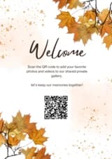 QR Code template for every event type