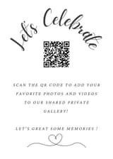 QR Code template for every event type